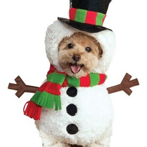 Dog Snowman Costume with Hat